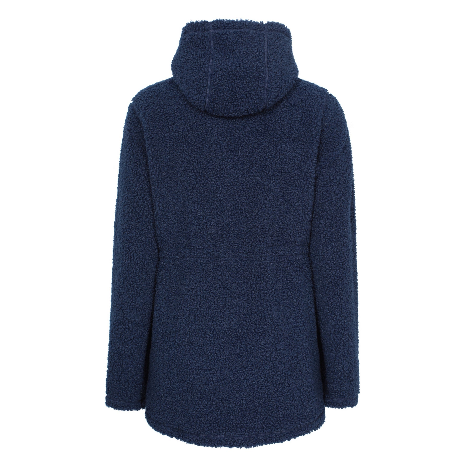 Navy - Back - Mountain Warehouse Womens-Ladies Melrose Longline Fleece Jacket