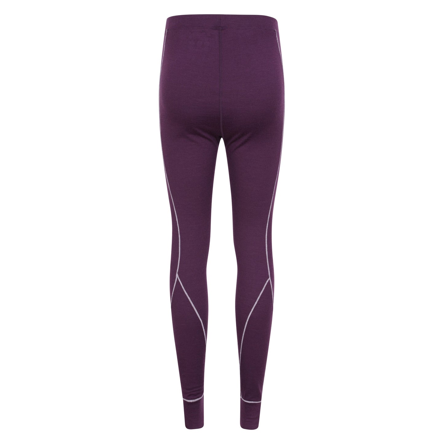 Purple - Back - Mountain Warehouse Womens-Ladies Asgard Merino Wool Thermal Base Layer Leggings