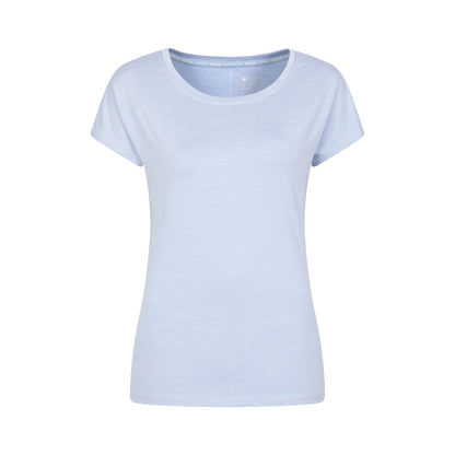 Pale Blue - Front - Mountain Warehouse Womens-Ladies Panna II UV Protection Loose T-Shirt