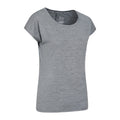 Grey - Back - Mountain Warehouse Womens-Ladies Panna II UV Protection Loose T-Shirt