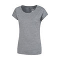 Grey - Side - Mountain Warehouse Womens-Ladies Panna II UV Protection Loose T-Shirt
