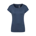 Navy - Back - Mountain Warehouse Womens-Ladies Panna II UV Protection Loose T-Shirt