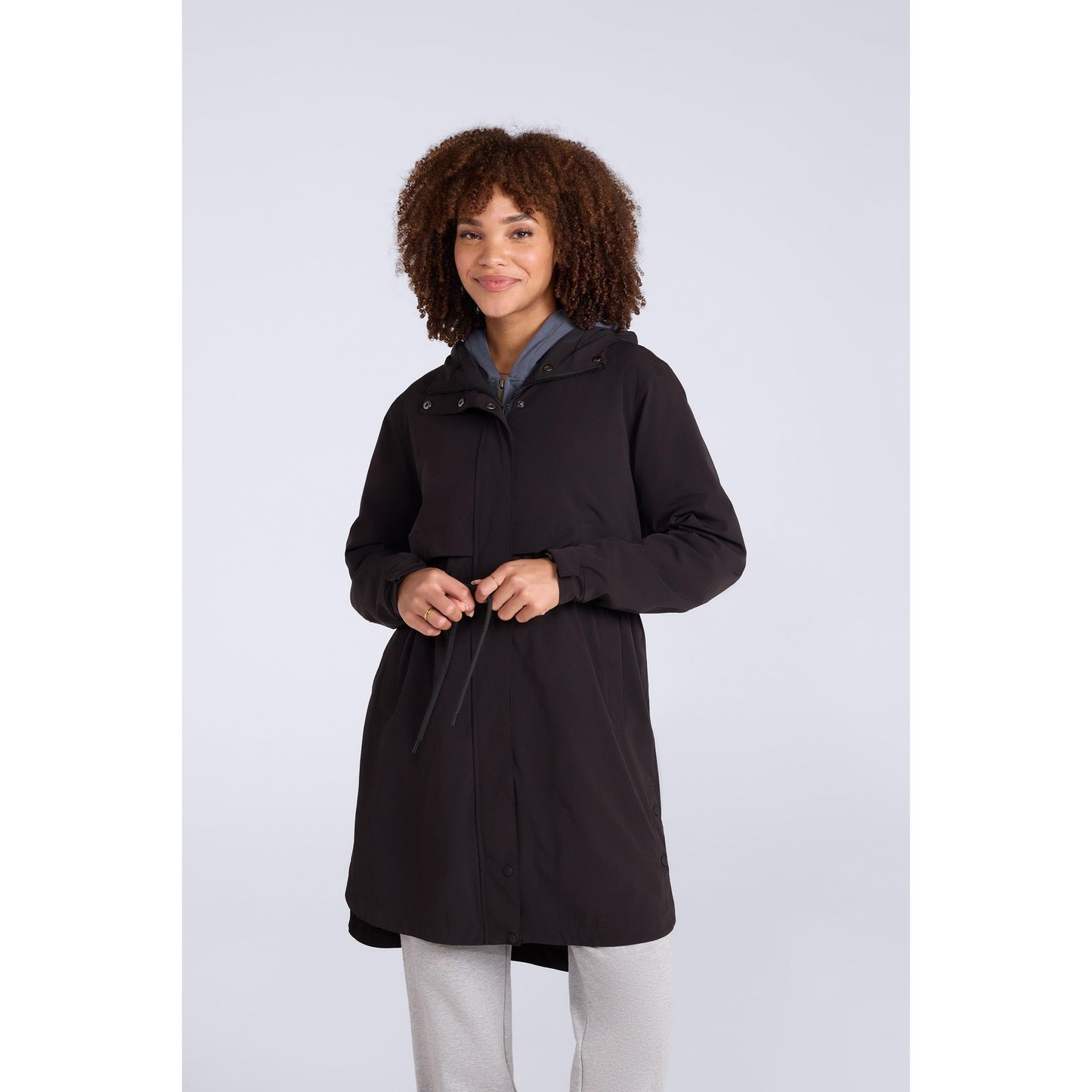 Black - Front - Animal Womens-Ladies Eden Jacket