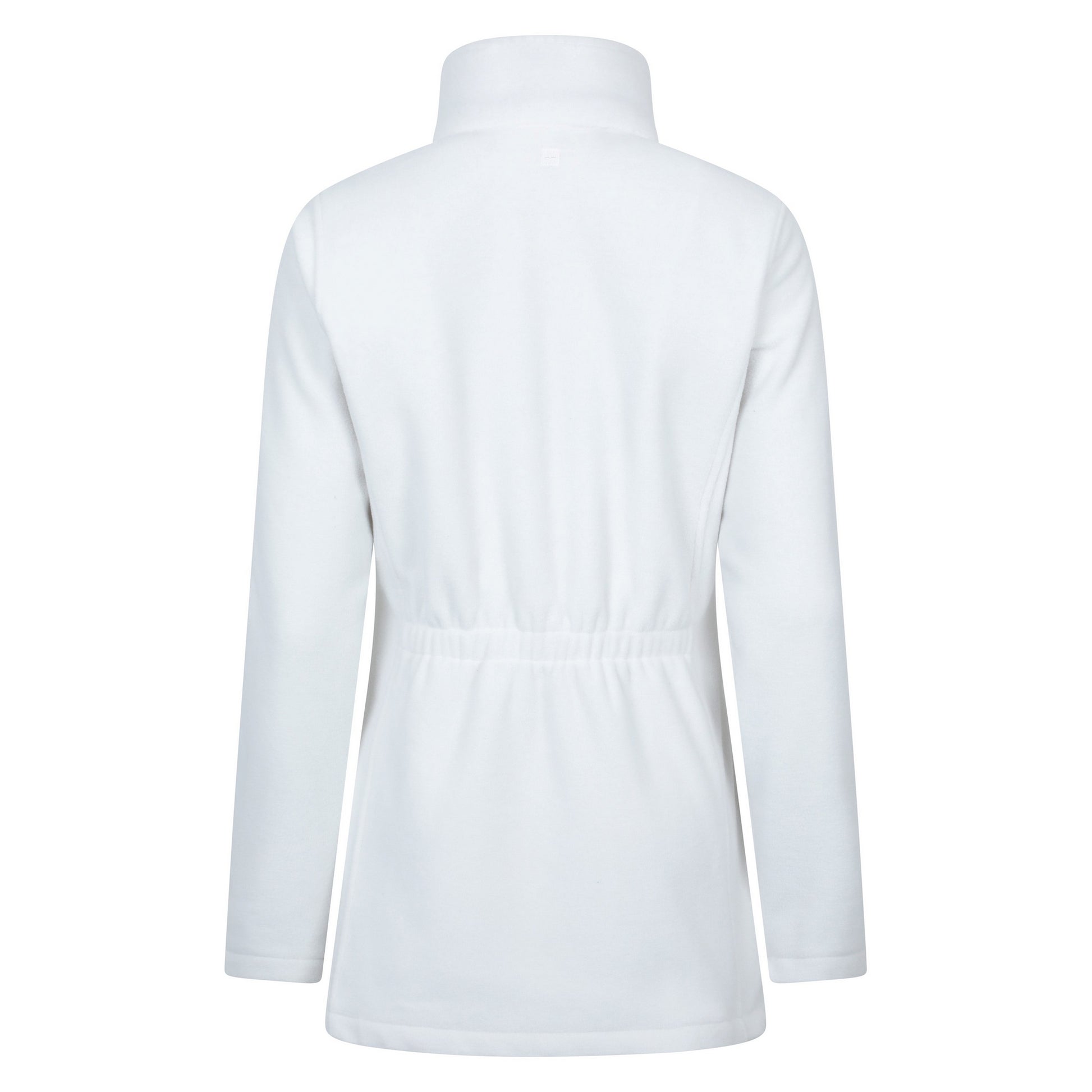 Beige - Back - Mountain Warehouse Womens-Ladies Longline Fleece Jacket