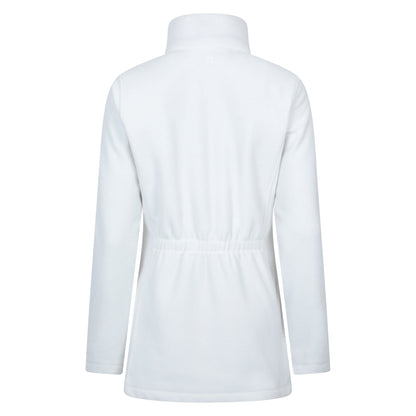 Beige - Back - Mountain Warehouse Womens-Ladies Longline Fleece Jacket
