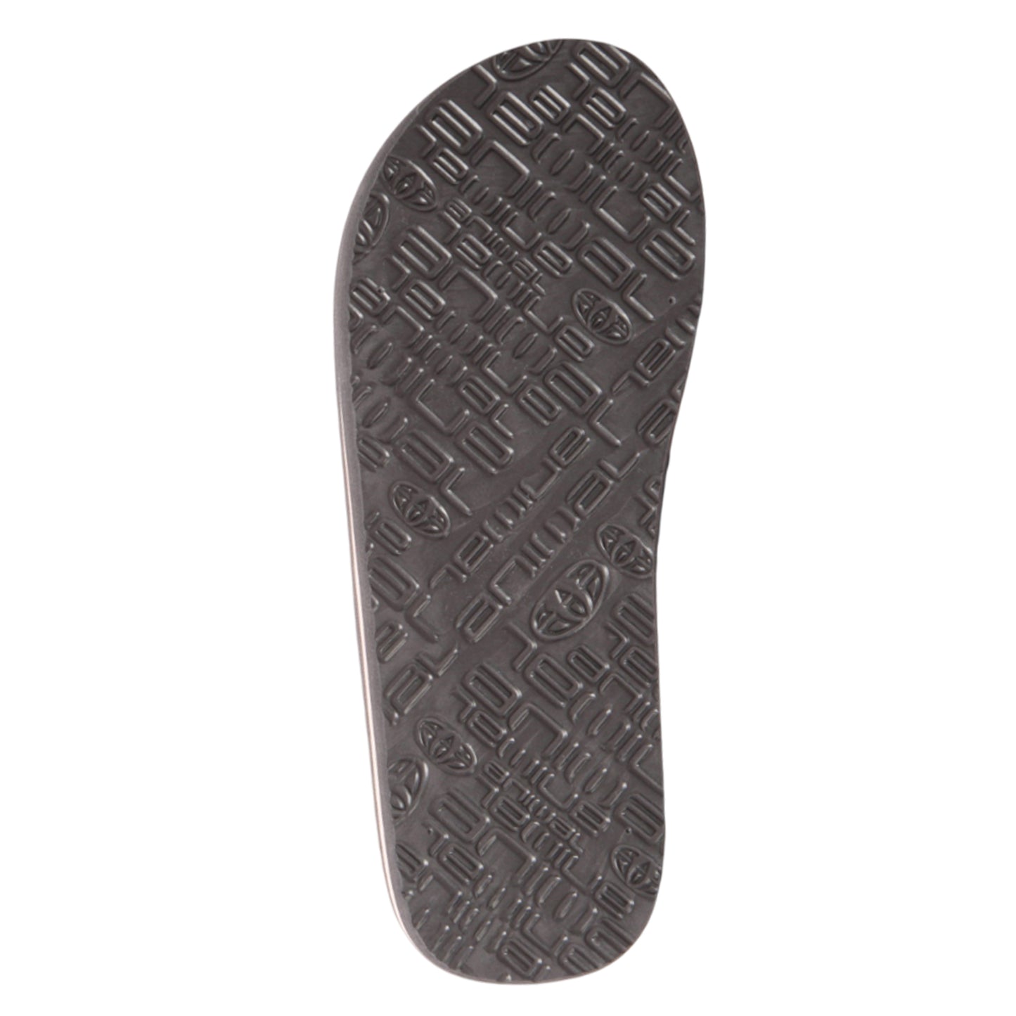 Grey - Side - Animal Womens-Ladies Swish Flip Flops