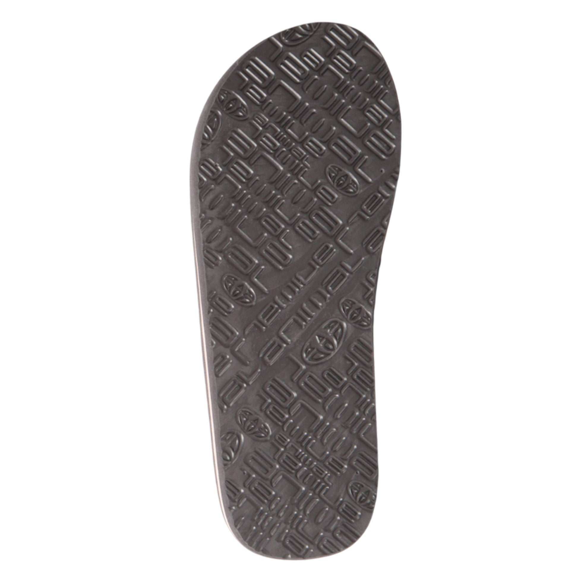 Grey - Side - Animal Womens-Ladies Swish Flip Flops