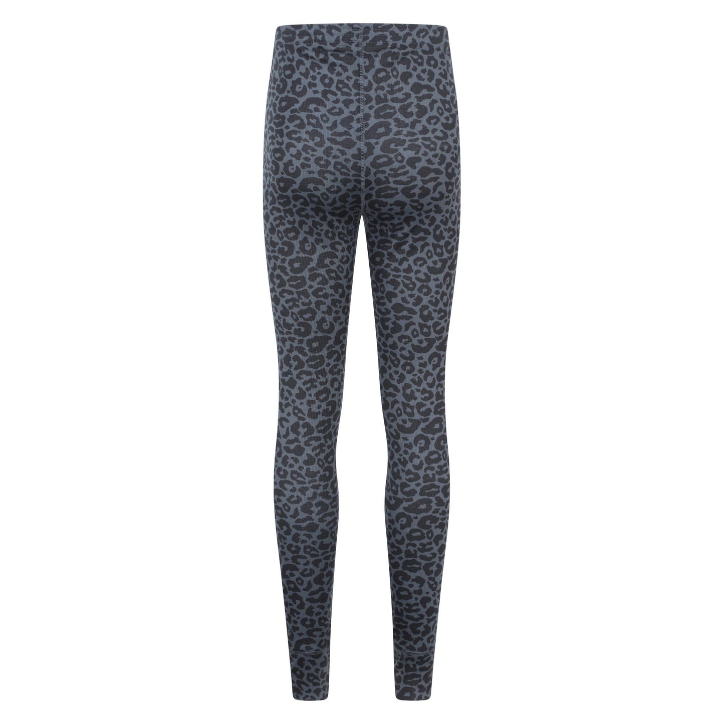 Grey - Back - Mountain Warehouse Womens-Ladies Talus Leopard Print Thermal Leggings