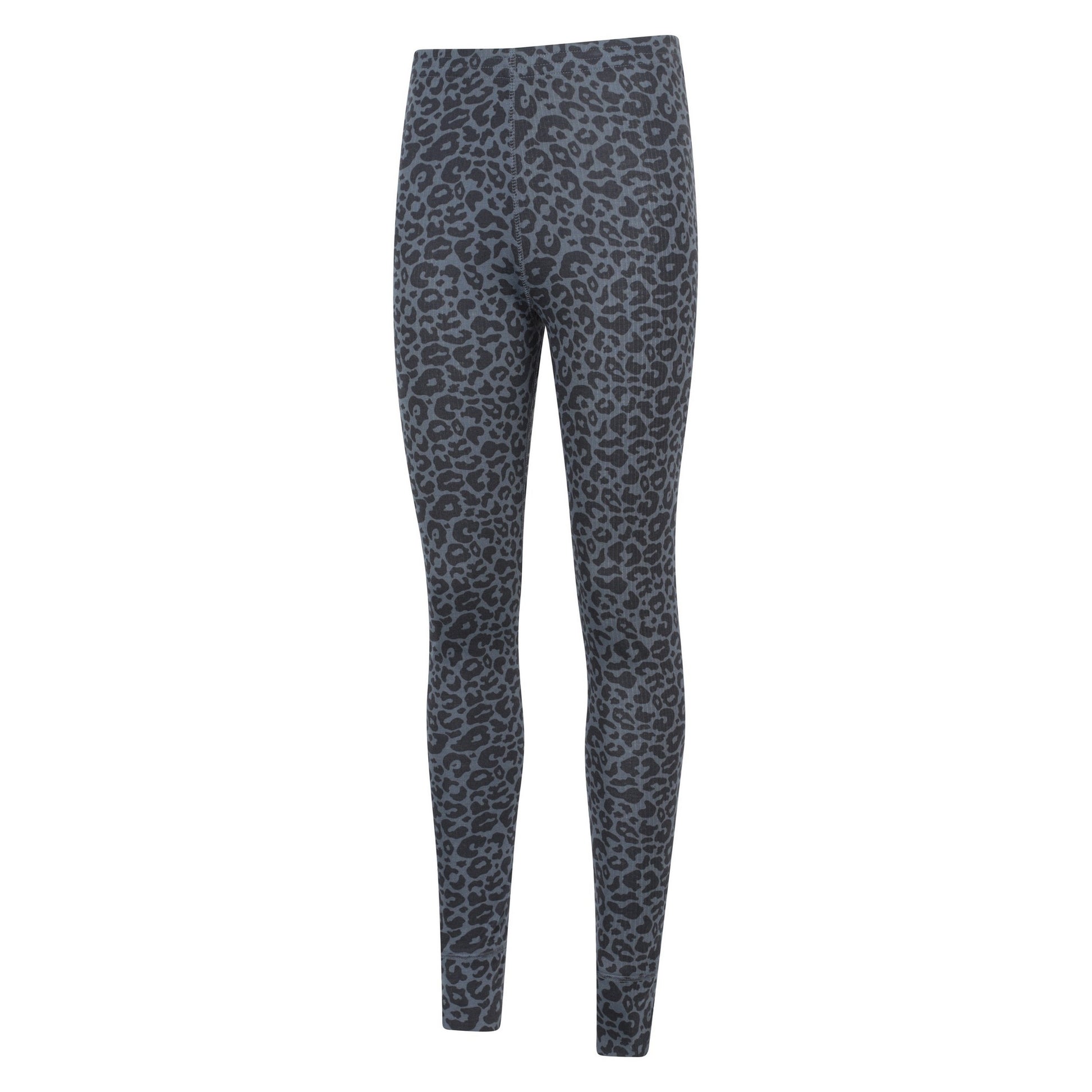 Grey - Lifestyle - Mountain Warehouse Womens-Ladies Talus Leopard Print Thermal Leggings