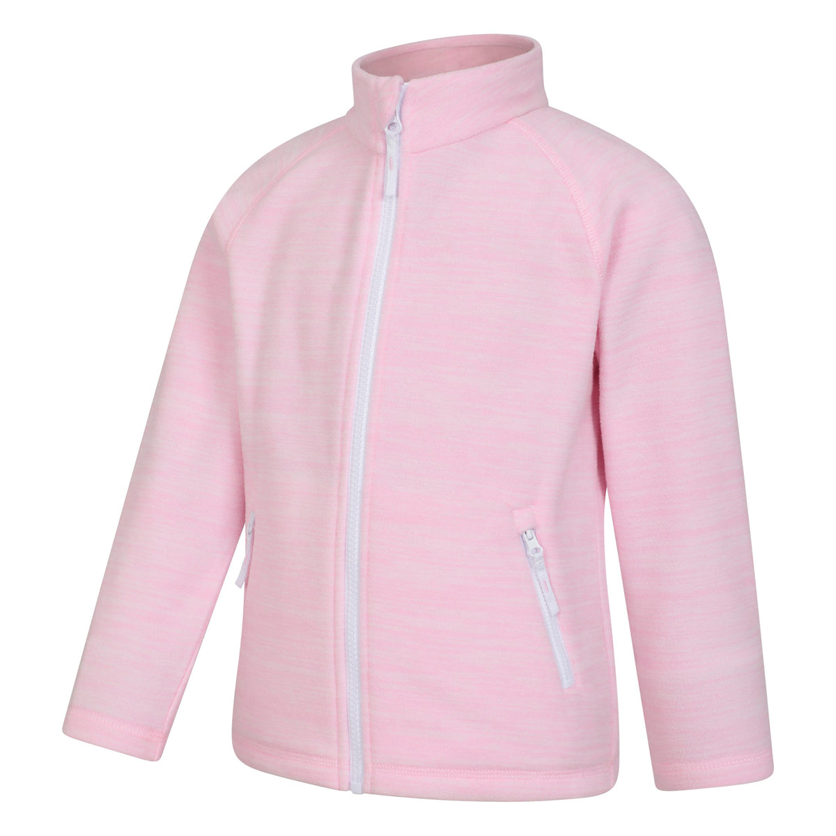 Light Pink - Lifestyle - Mountain Warehouse Childrens-Kids Snowdonia Fleece Jacket
