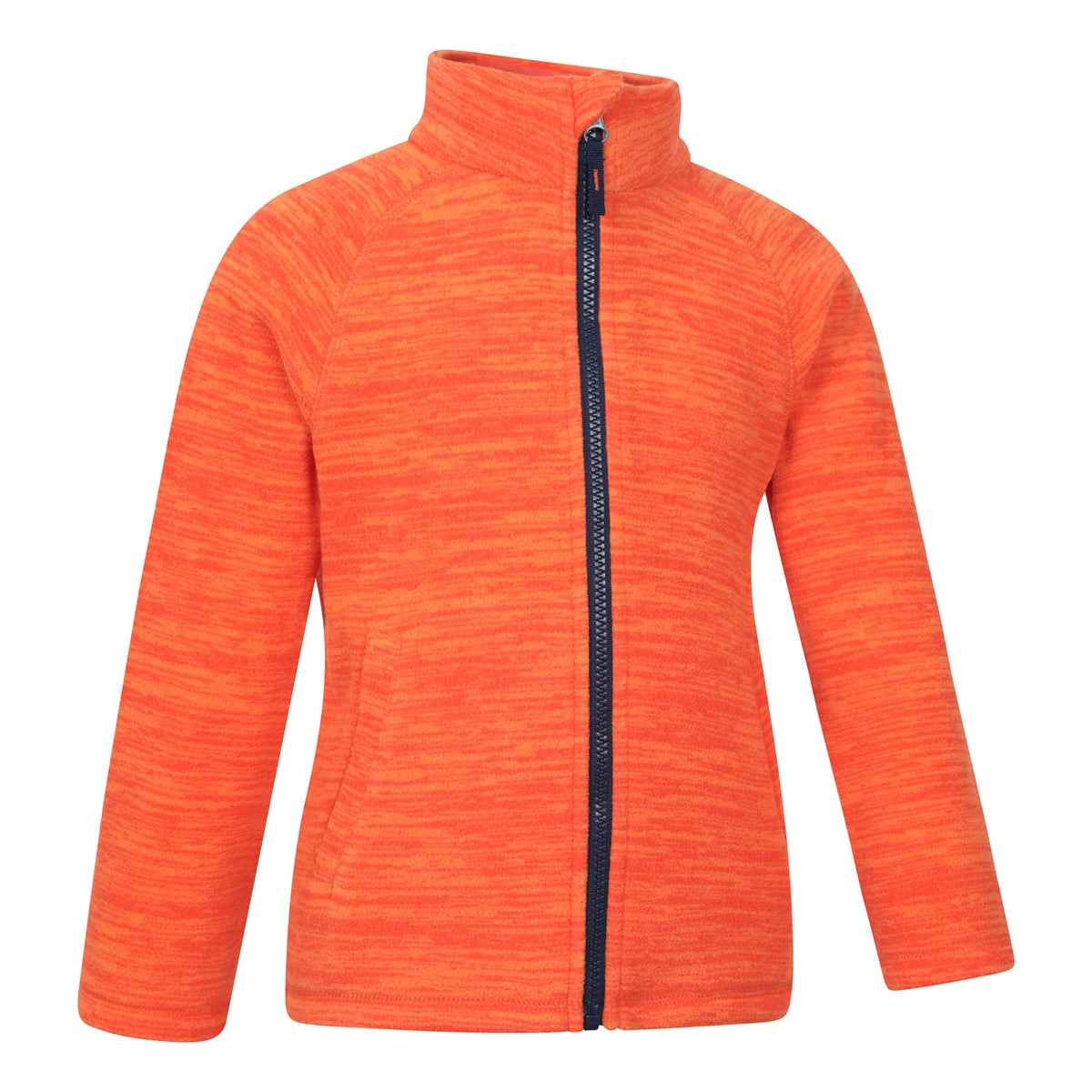 Orange - Side - Mountain Warehouse Childrens-Kids Snowdonia Fleece Jacket