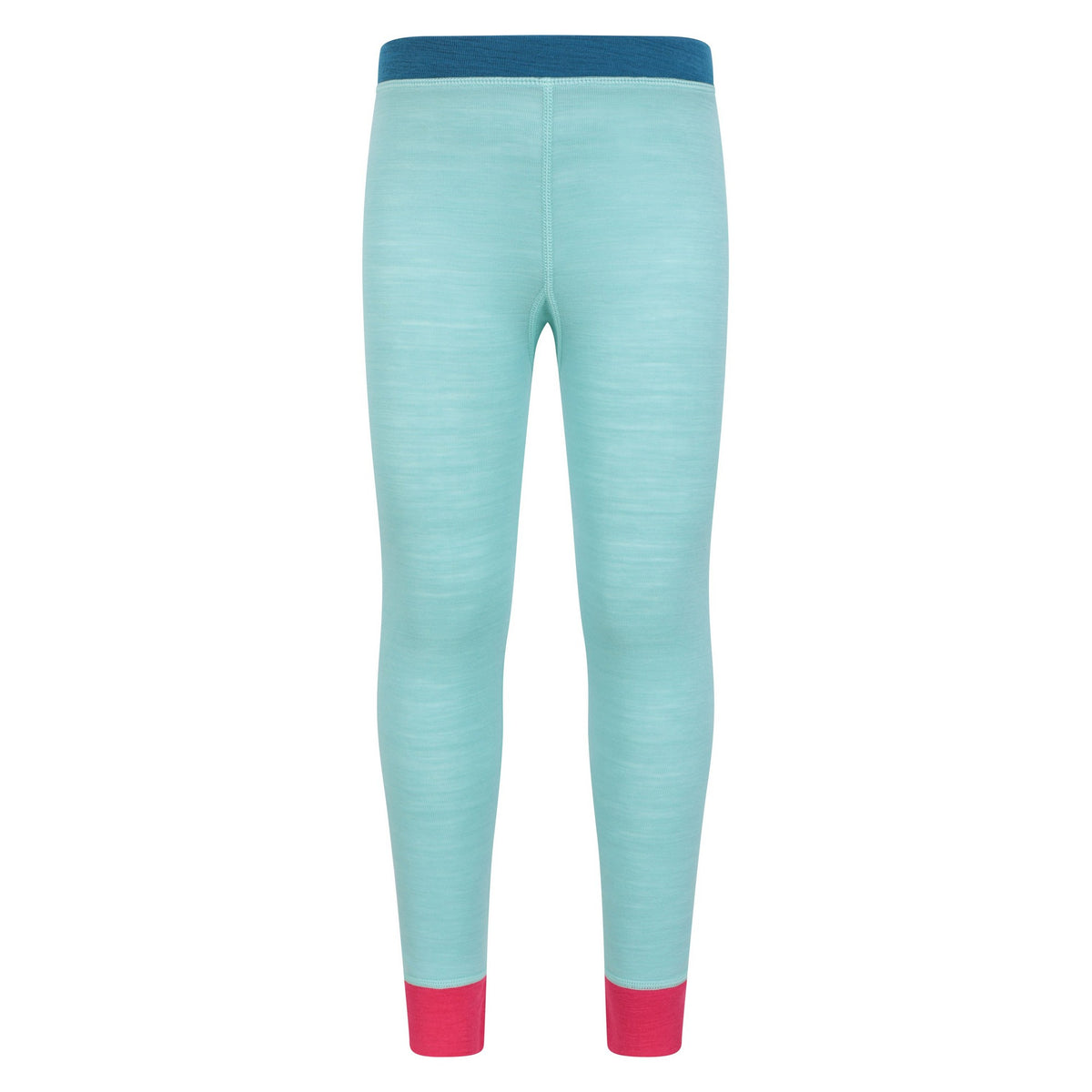 Mint - Lifestyle - Mountain Warehouse Childrens-Kids Colour Block Merino Wool Base Layer Set