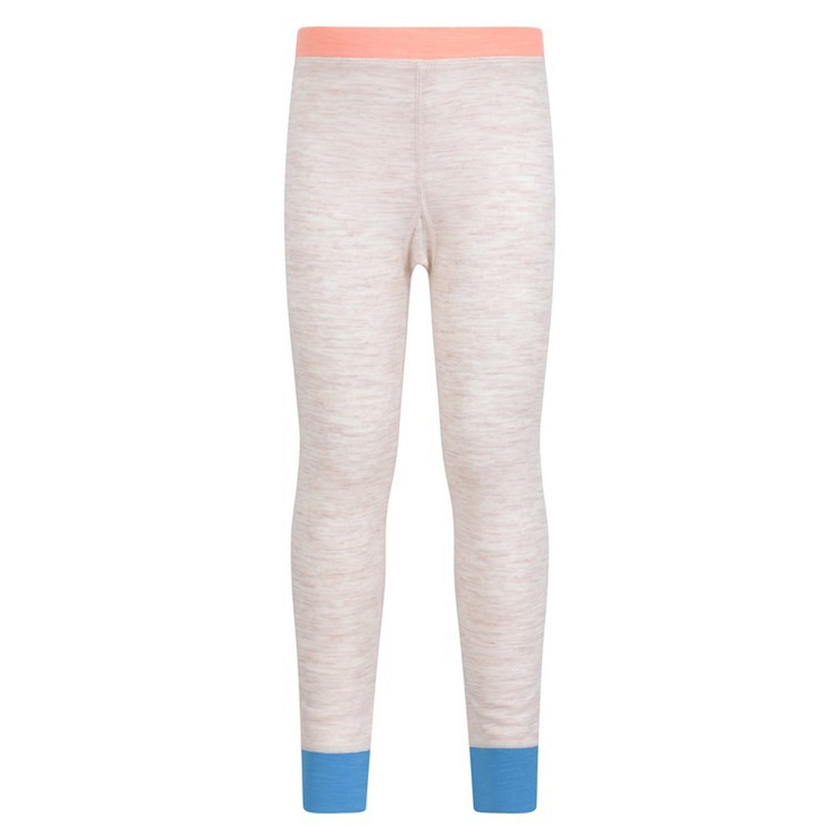 Beige - Lifestyle - Mountain Warehouse Childrens-Kids Colour Block Merino Wool Base Layer Set