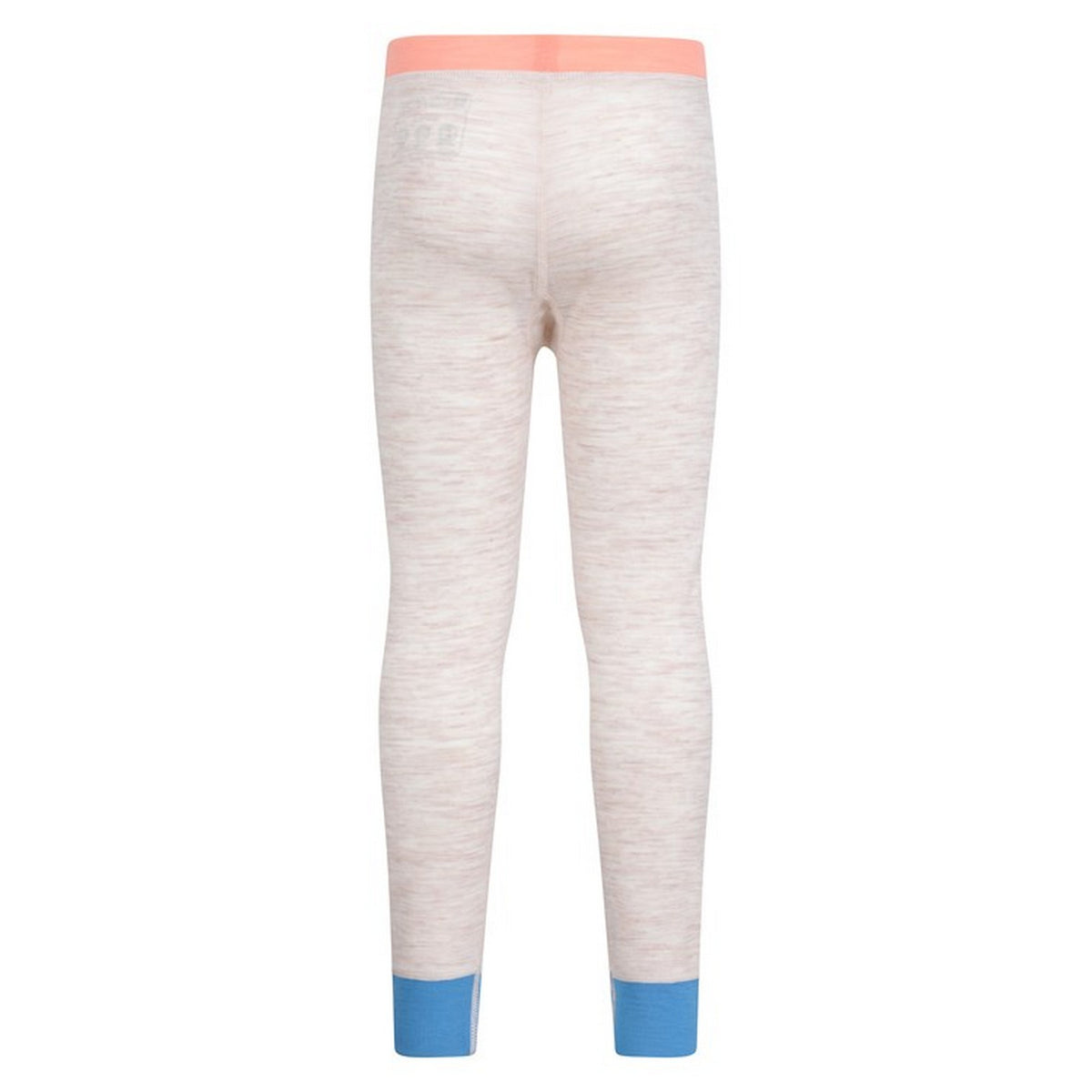 Beige - Pack Shot - Mountain Warehouse Childrens-Kids Colour Block Merino Wool Base Layer Set