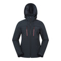 Black - Front - Mountain Warehouse Womens-Ladies Genesis Windproof Soft Shell Jacket