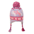 Purpur - Back - Mountain Warehouse Childrens-Kids Character Unicorn Borg Lined Trapper Hat