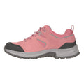 Pink - Side - Mountain Warehouse Womens-Ladies Thunder Suede Walking Shoes