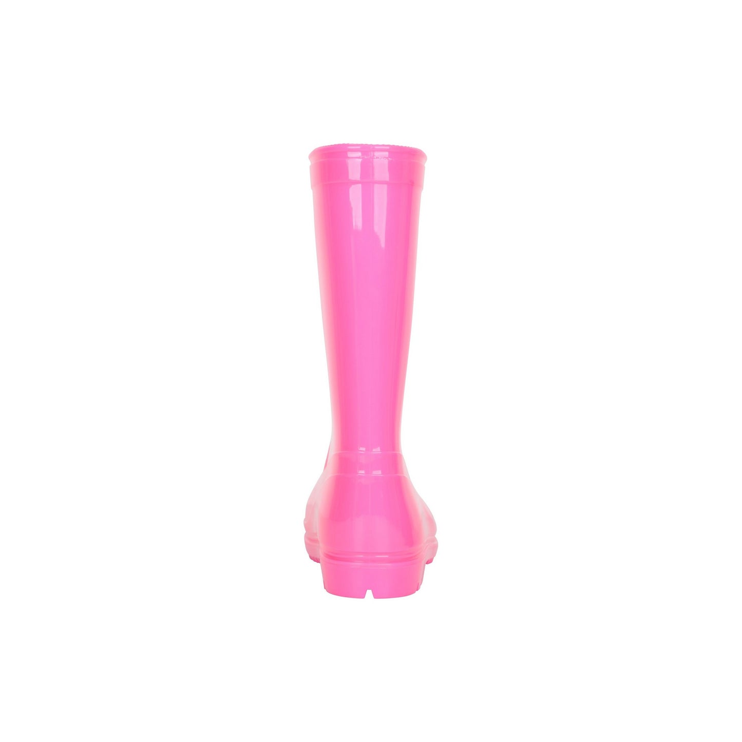 Bright Pink - Back - Mountain Warehouse Childrens-Kids Plain Wellington Boots