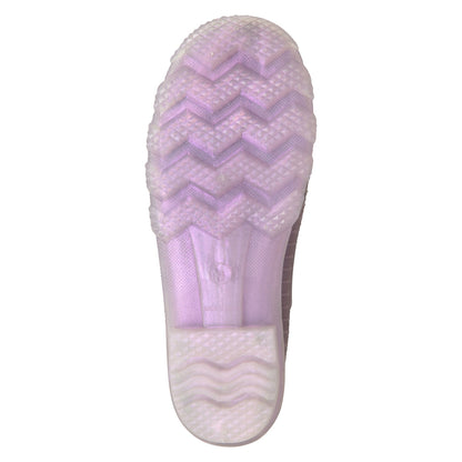 Purple - Pack Shot - Mountain Warehouse Childrens-Kids Plain Wellington Boots