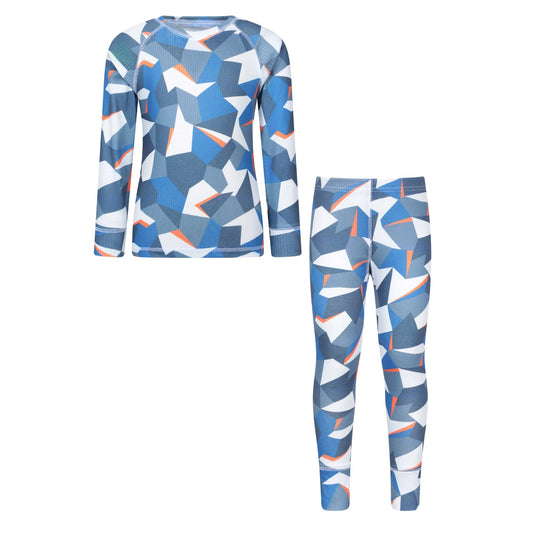 Cobalt - Front - Mountain Warehouse Childrens-Kids Talus Base Layer Set