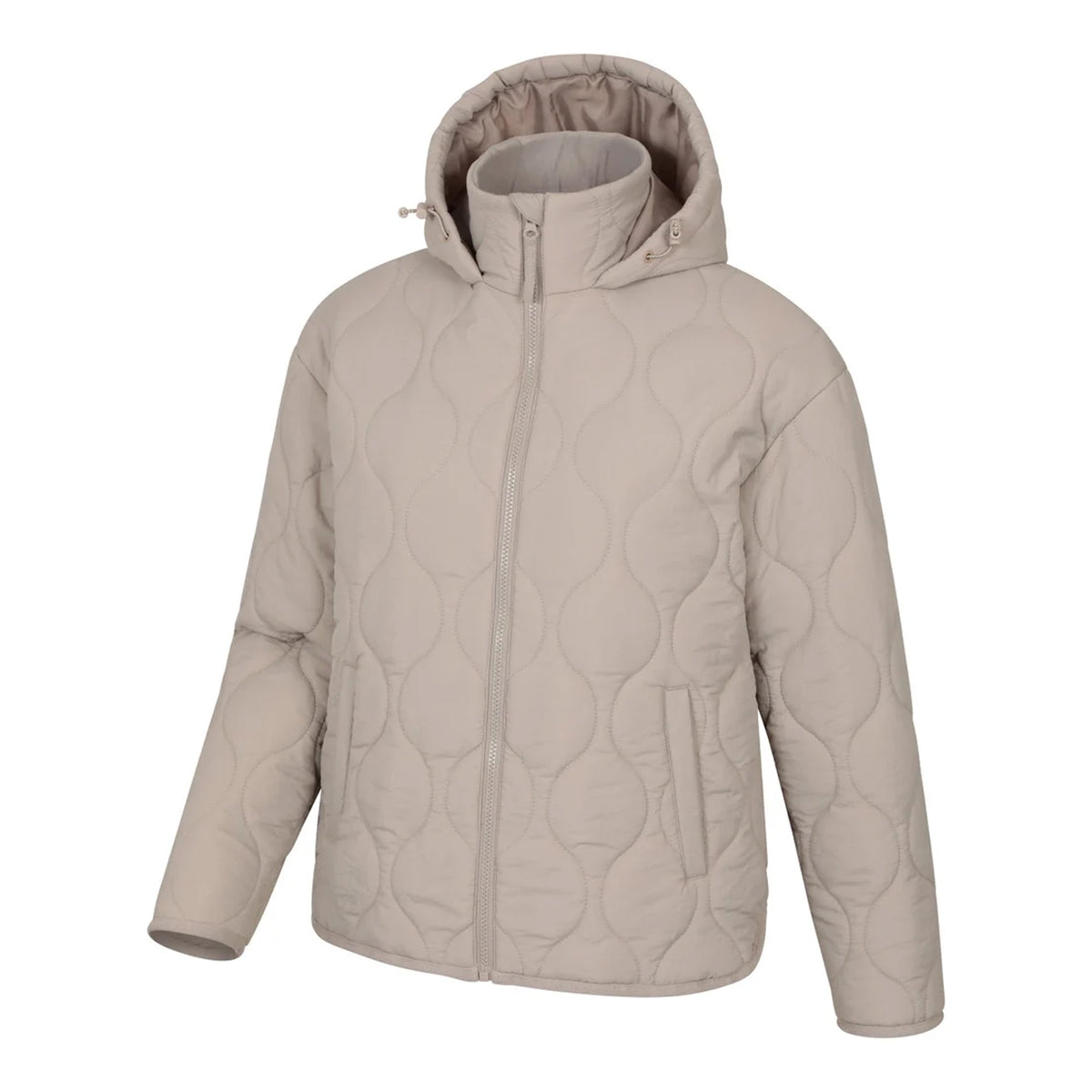 Beige - Side - Mountain Warehouse Womens-Ladies Flora Quilted Jacket