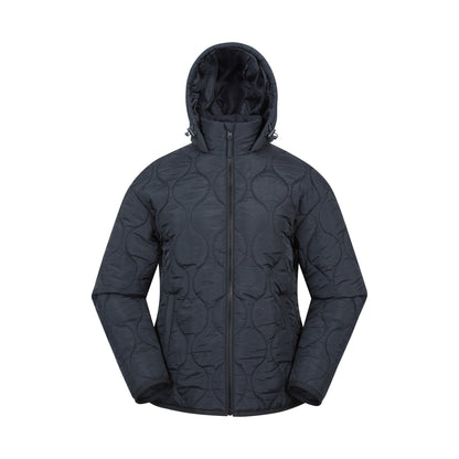 Black - Front - Mountain Warehouse Womens-Ladies Flora Quilted Jacket
