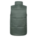Khaki Green - Back - Mountain Warehouse Childrens-Kids Cargo Water Resistant Padded Gilet