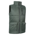 Khaki Green - Side - Mountain Warehouse Childrens-Kids Cargo Water Resistant Padded Gilet