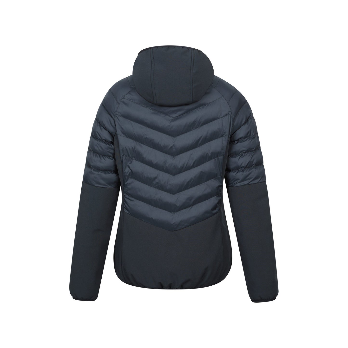 Black - Back - Mountain Warehouse Womens-Ladies Agile Padded Soft Shell Jacket
