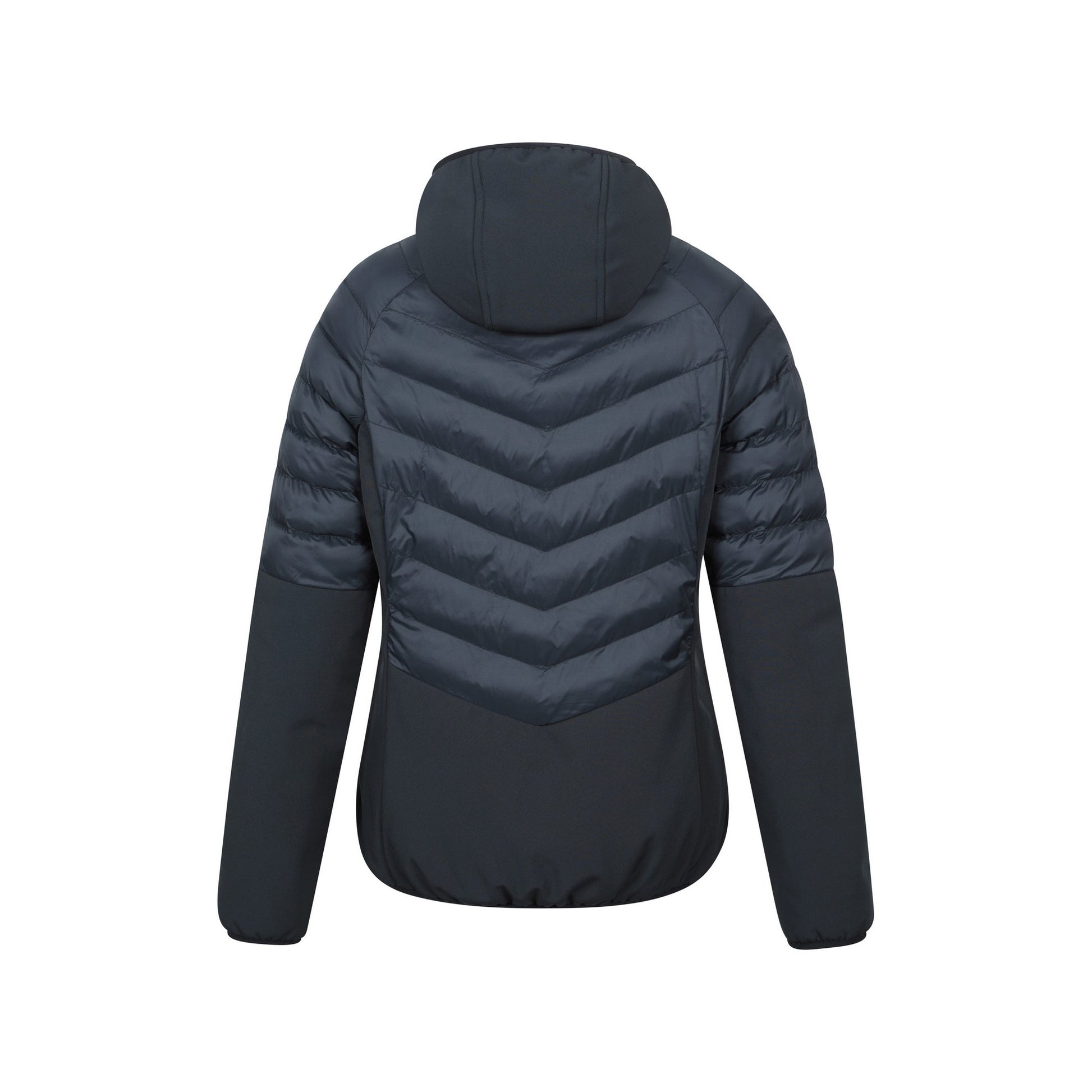 Black - Back - Mountain Warehouse Womens-Ladies Agile Padded Soft Shell Jacket