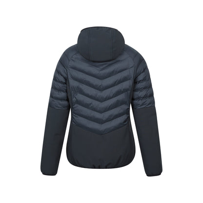 Black - Back - Mountain Warehouse Womens-Ladies Agile Padded Soft Shell Jacket