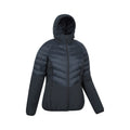 Black - Side - Mountain Warehouse Womens-Ladies Agile Padded Soft Shell Jacket