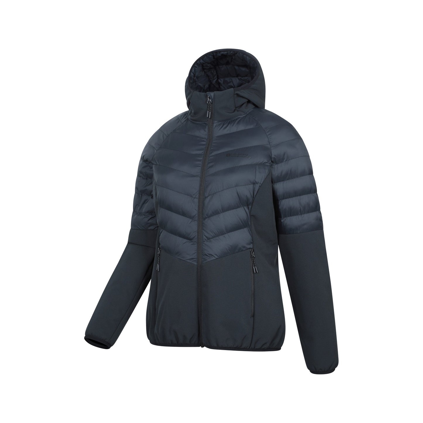 Black - Lifestyle - Mountain Warehouse Womens-Ladies Agile Padded Soft Shell Jacket
