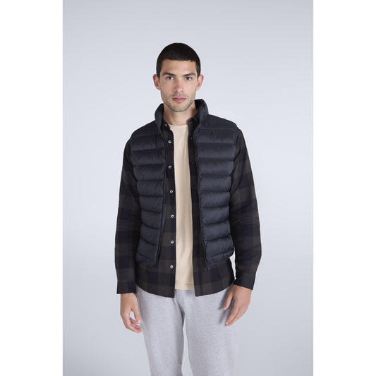 Black - Front - Animal Mens Light Cloud Cosi Gilet