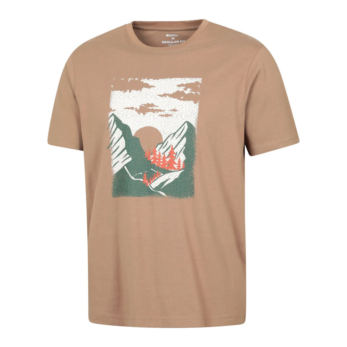 Rust - Side - Mountain Warehouse Mens Mountain T-Shirt