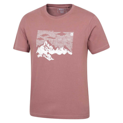 Burgundy - Lifestyle - Mountain Warehouse Mens Mountain T-Shirt