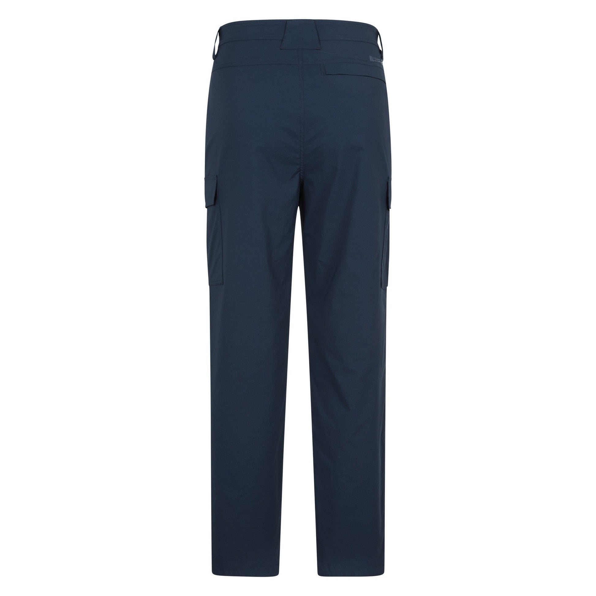 Navy - Back - Mountain Warehouse Mens Delta Stretch Cargo Trousers