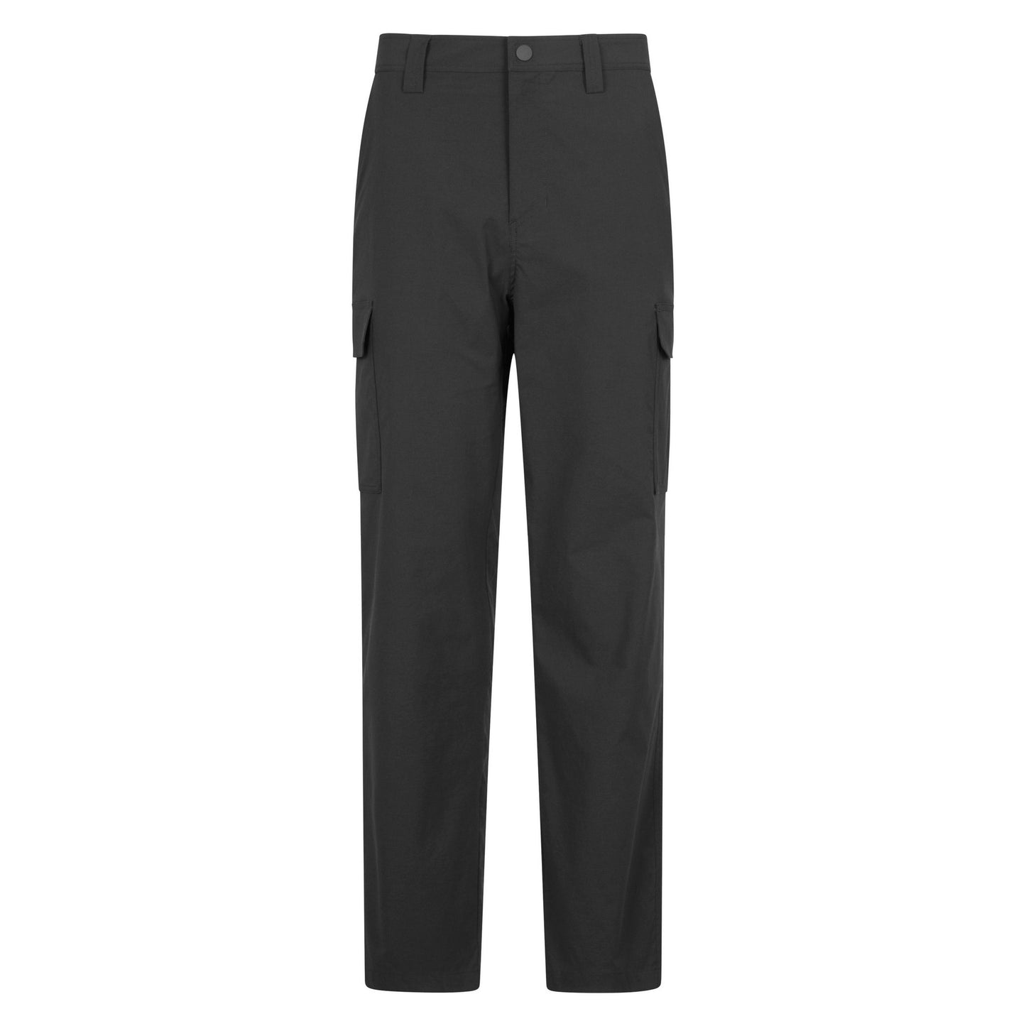Black - Front - Mountain Warehouse Mens Delta Stretch Cargo Trousers