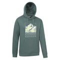 Green - Side - Mountain Warehouse Mens Grid Hoodie