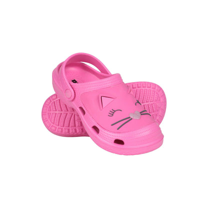 Pink - Close up - Mountain Warehouse Childrens-Kids Character Clogs