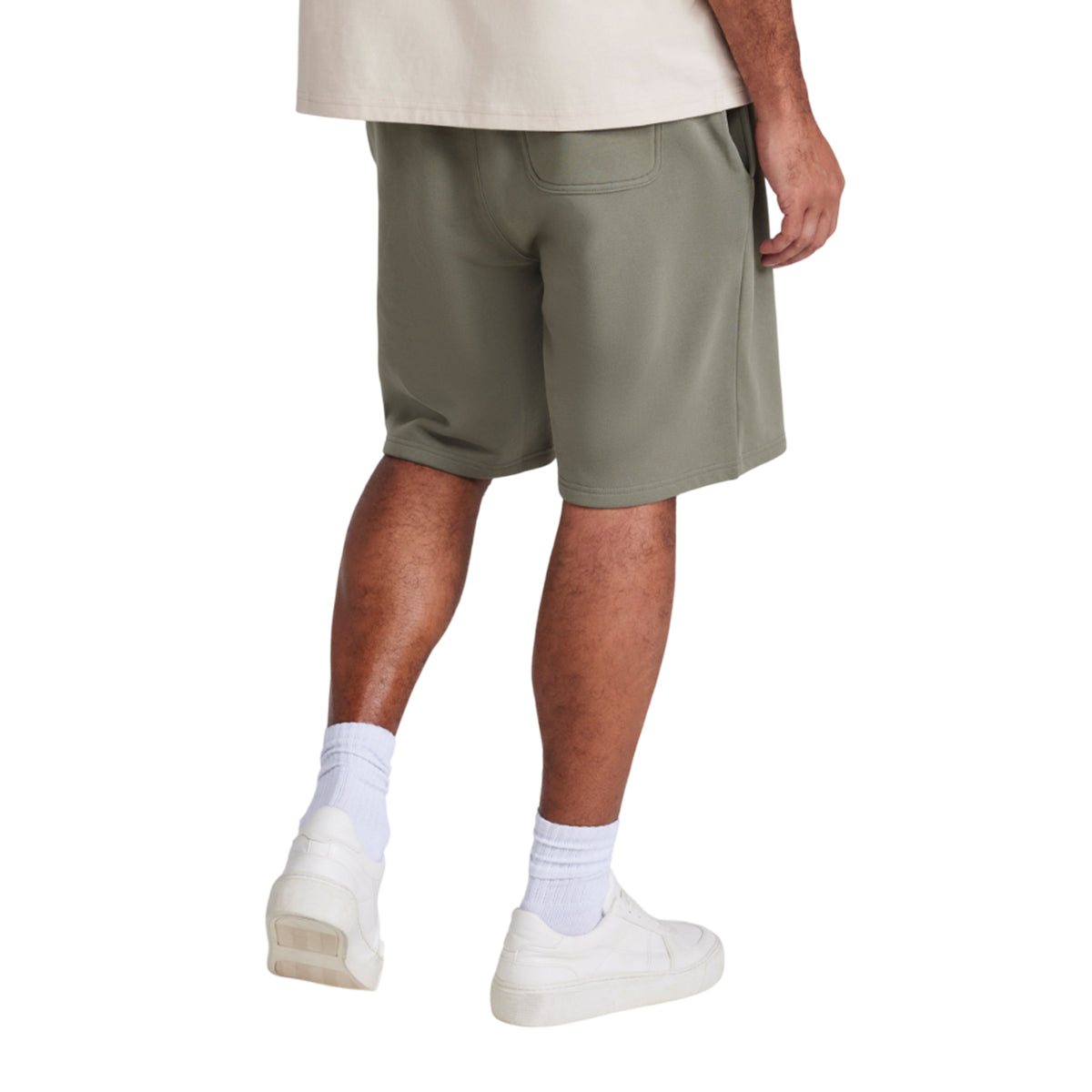 Khaki Green - Back - Animal Mens Driver Casual Shorts
