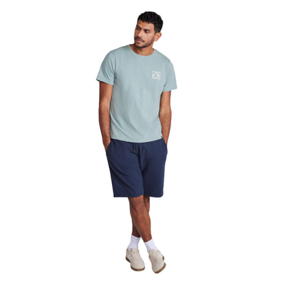 Navy - Side - Animal Mens Driver Casual Shorts