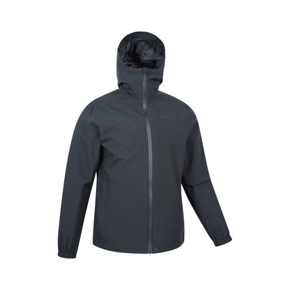 Black - Side - Mountain Warehouse Mens Sambrook Waterproof Jacket