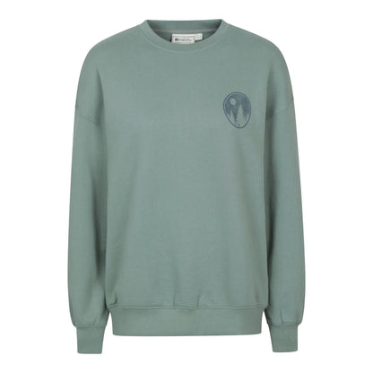 Light Khaki - Front - Mountain Warehouse Womens-Ladies Text Relaxed Fit Jumper