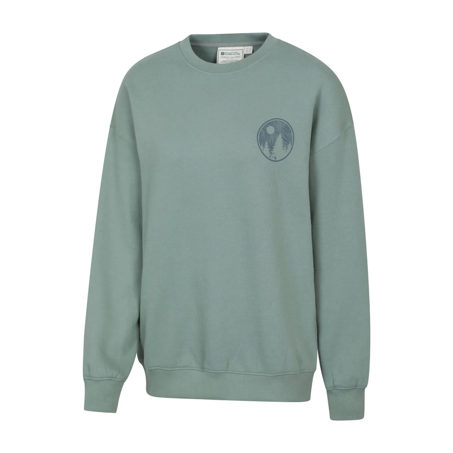 Light Khaki - Lifestyle - Mountain Warehouse Womens-Ladies Text Relaxed Fit Jumper