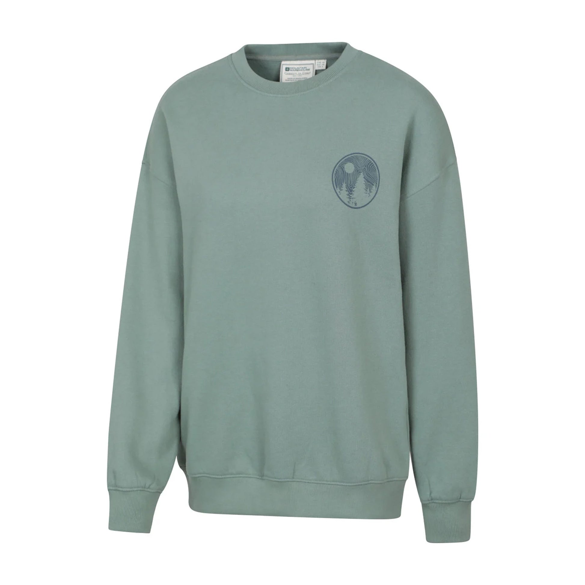 Light Khaki - Lifestyle - Mountain Warehouse Womens-Ladies Text Relaxed Fit Jumper