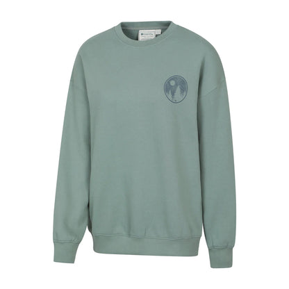 Light Khaki - Lifestyle - Mountain Warehouse Womens-Ladies Text Relaxed Fit Jumper