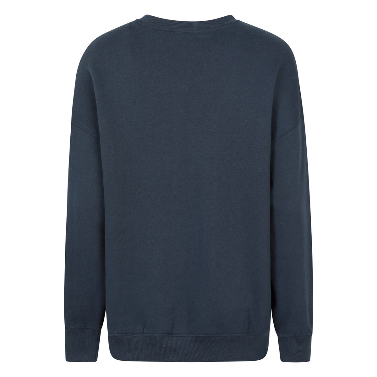 Dark Blue - Side - Mountain Warehouse Womens-Ladies Text Relaxed Fit Jumper