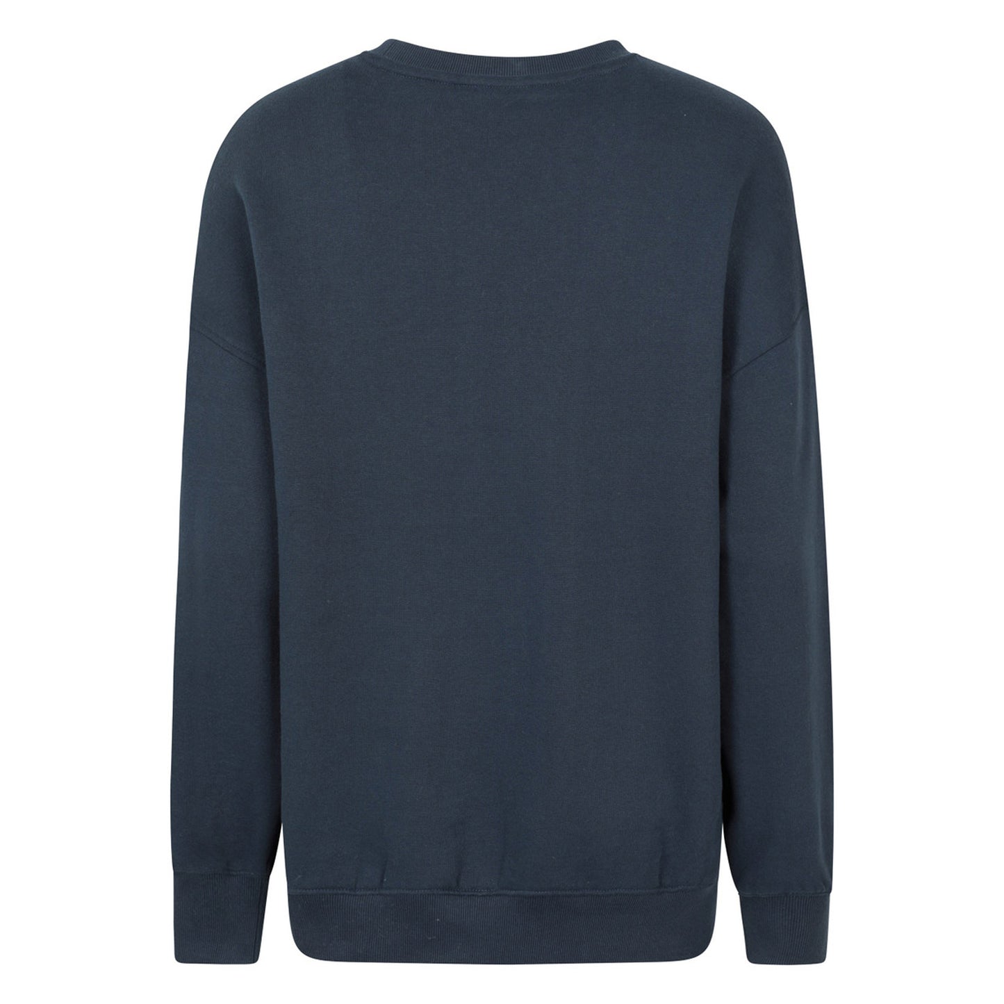 Dark Blue - Side - Mountain Warehouse Womens-Ladies Text Relaxed Fit Jumper