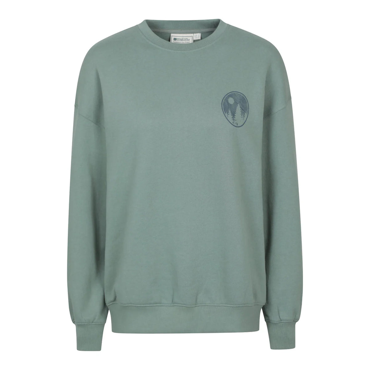 Light Khaki - Front - Mountain Warehouse Womens-Ladies Text Relaxed Fit Jumper
